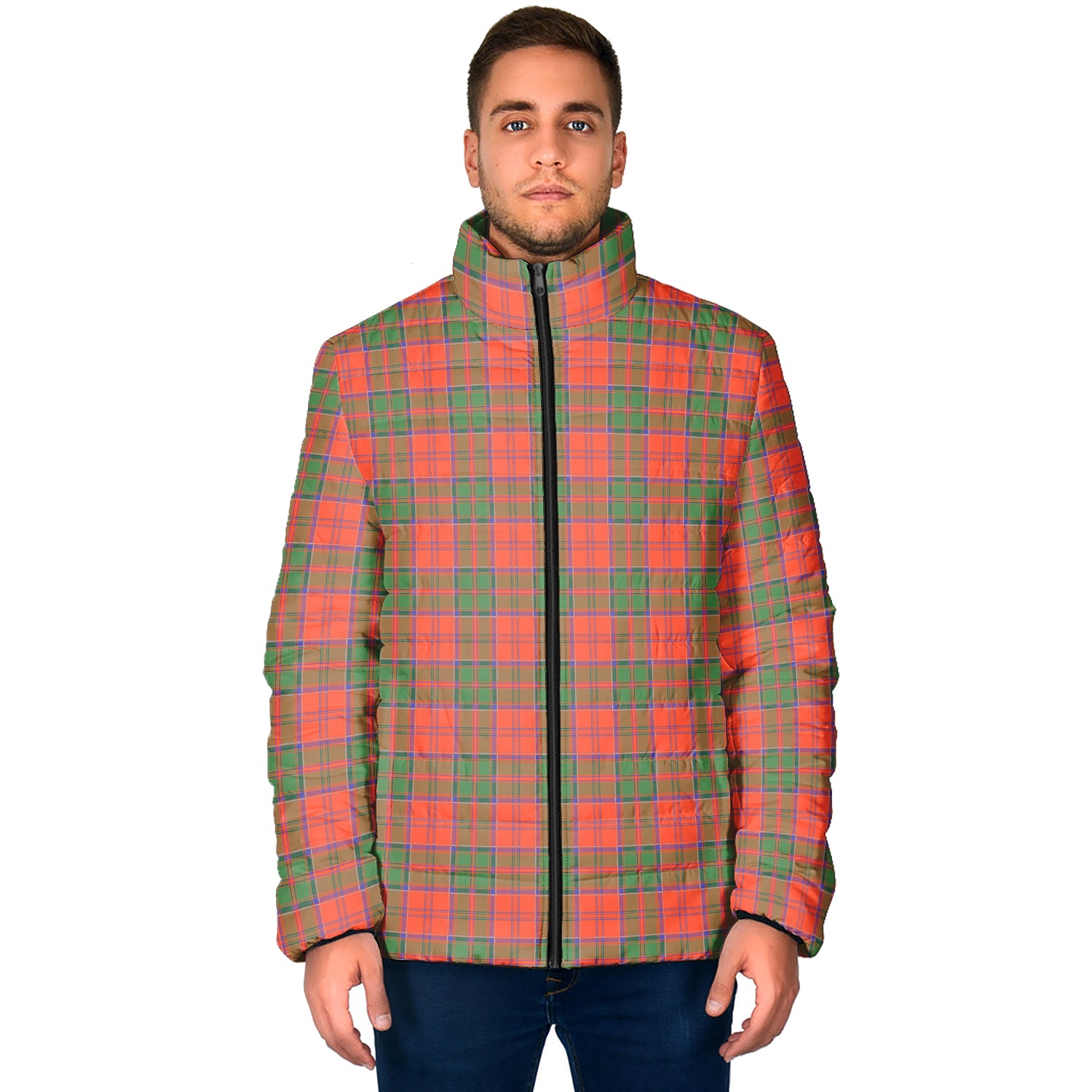 Grant Ancient Tartan Padded Jacket - Tartan Vibes Clothing