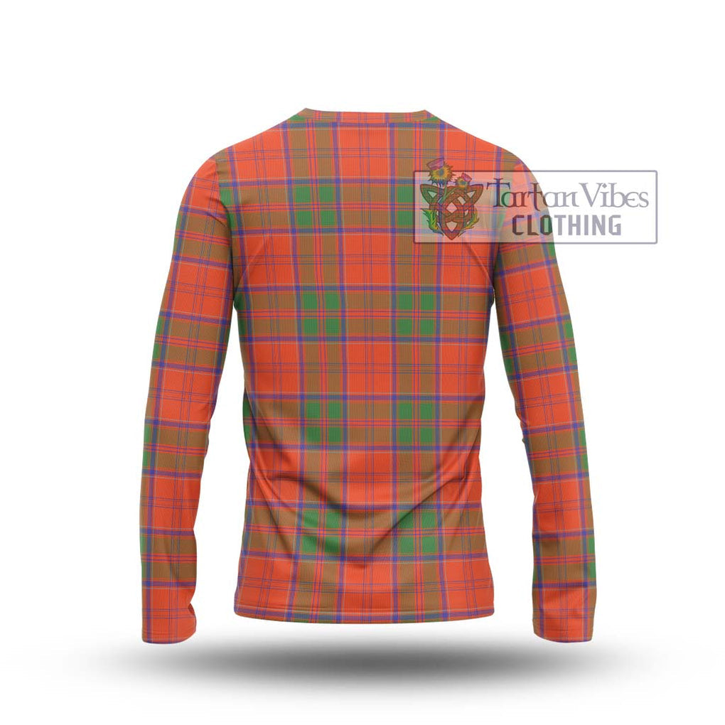 Grant Ancient Tartan Long Sleeve T-Shirt with Family Crest DNA In Me Style - Tartanvibesclothing Shop