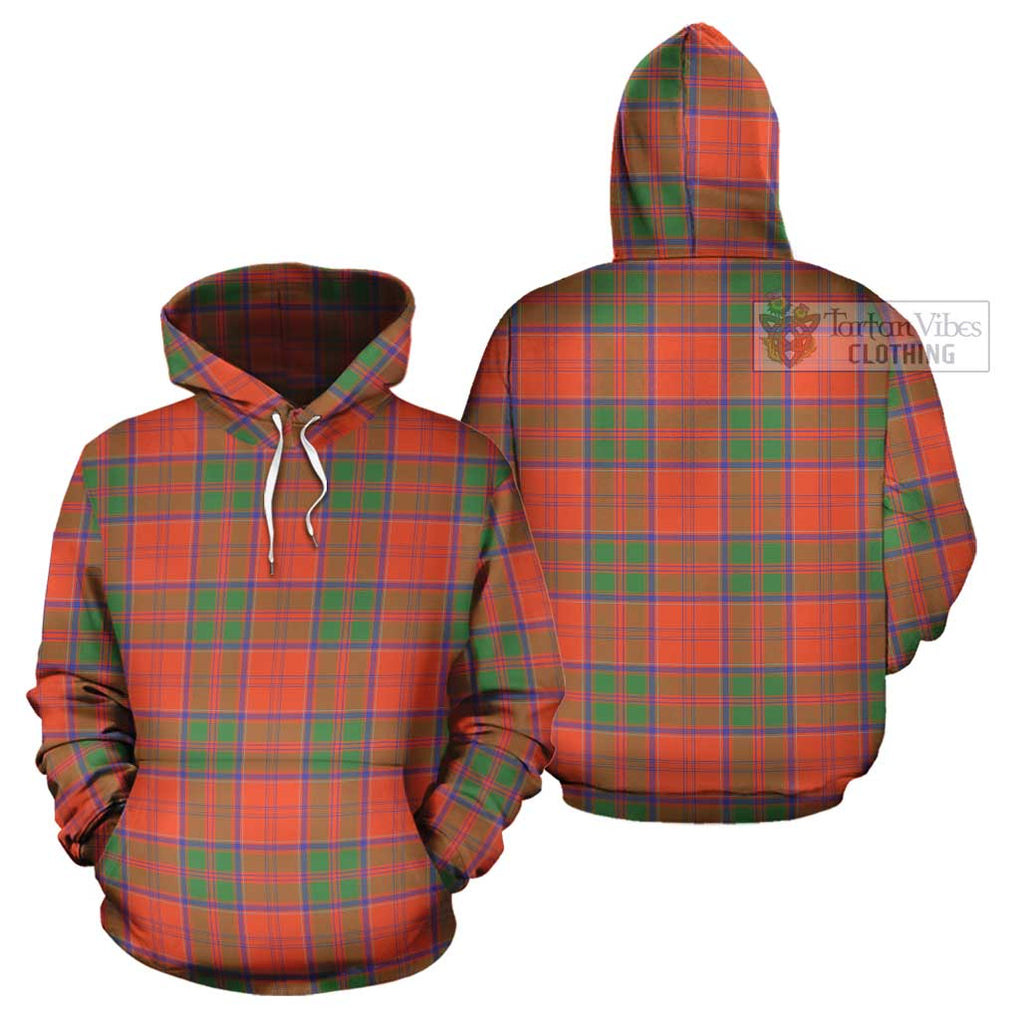 Grant Ancient Tartan Cotton Hoodie Pullover Hoodie - Tartan Vibes Clothing