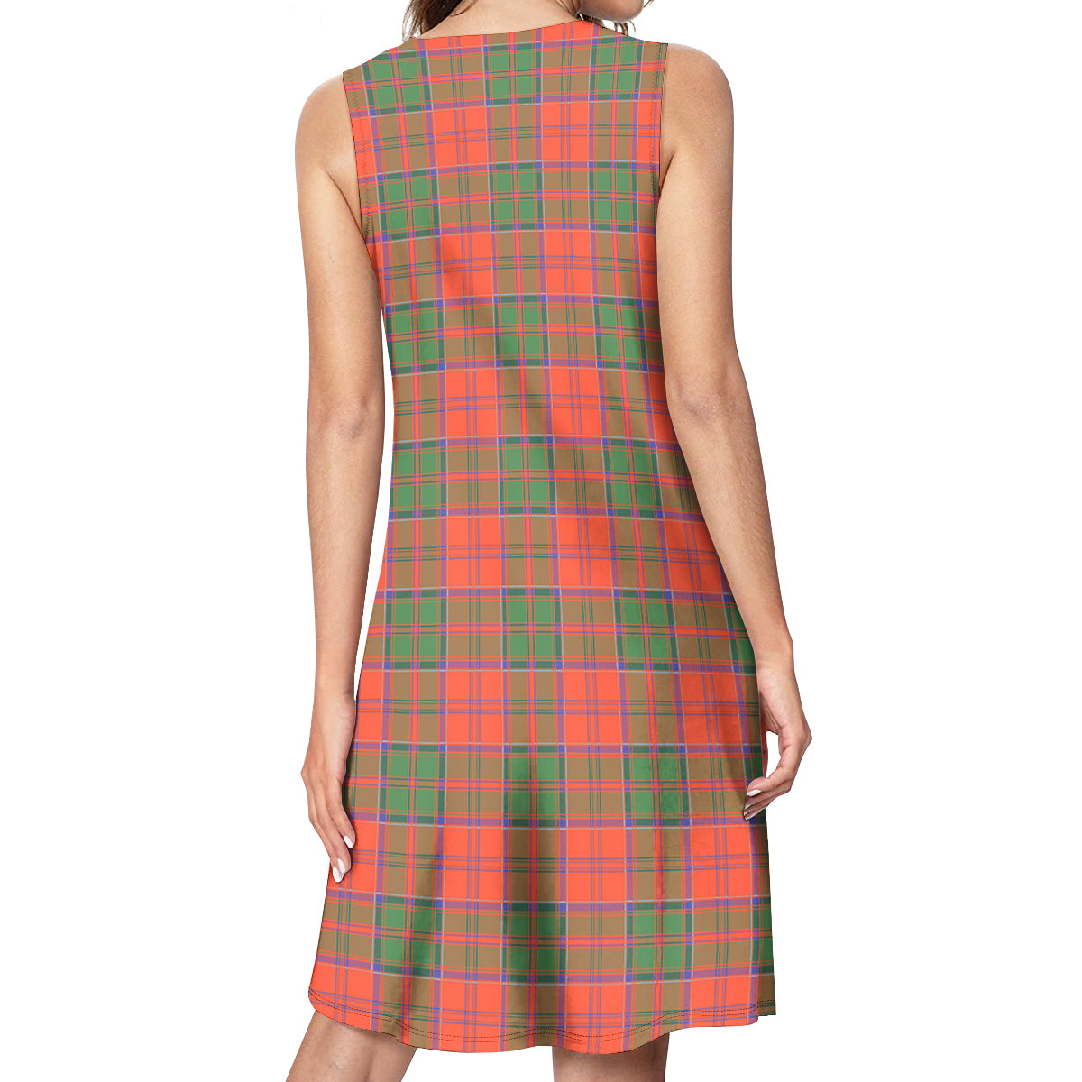 Grant Ancient Tartan Womens Casual Dresses - Tartanvibesclothing