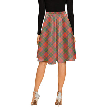 Grant Ancient Tartan Melete Pleated Midi Skirt