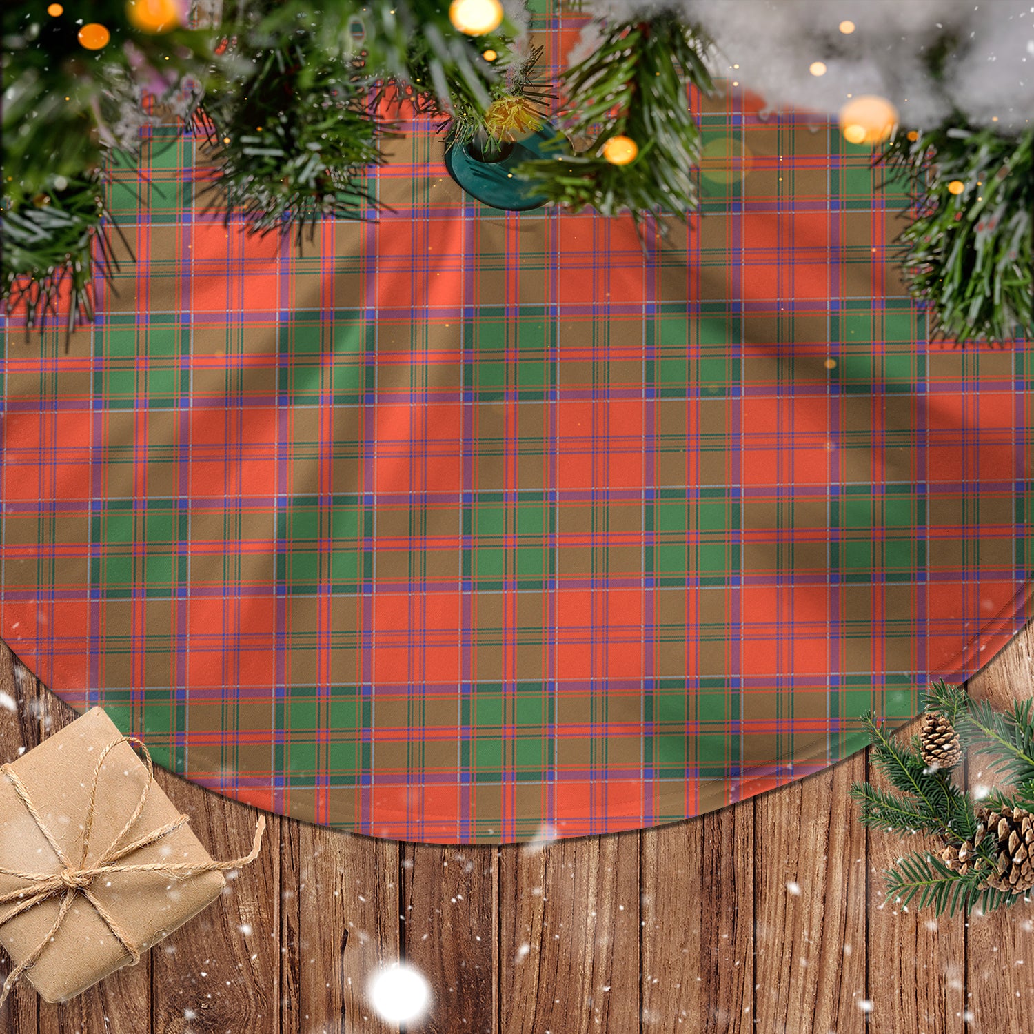 Grant Ancient Tartan Christmas Tree Skirt - Tartanvibesclothing