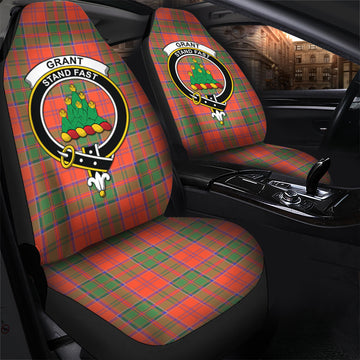 Grant Ancient Tartan Car Seat Cover with Family Crest