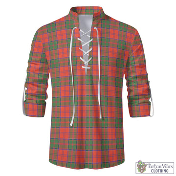 Grant Ancient Tartan Men's Scottish Traditional Jacobite Ghillie Kilt Shirt