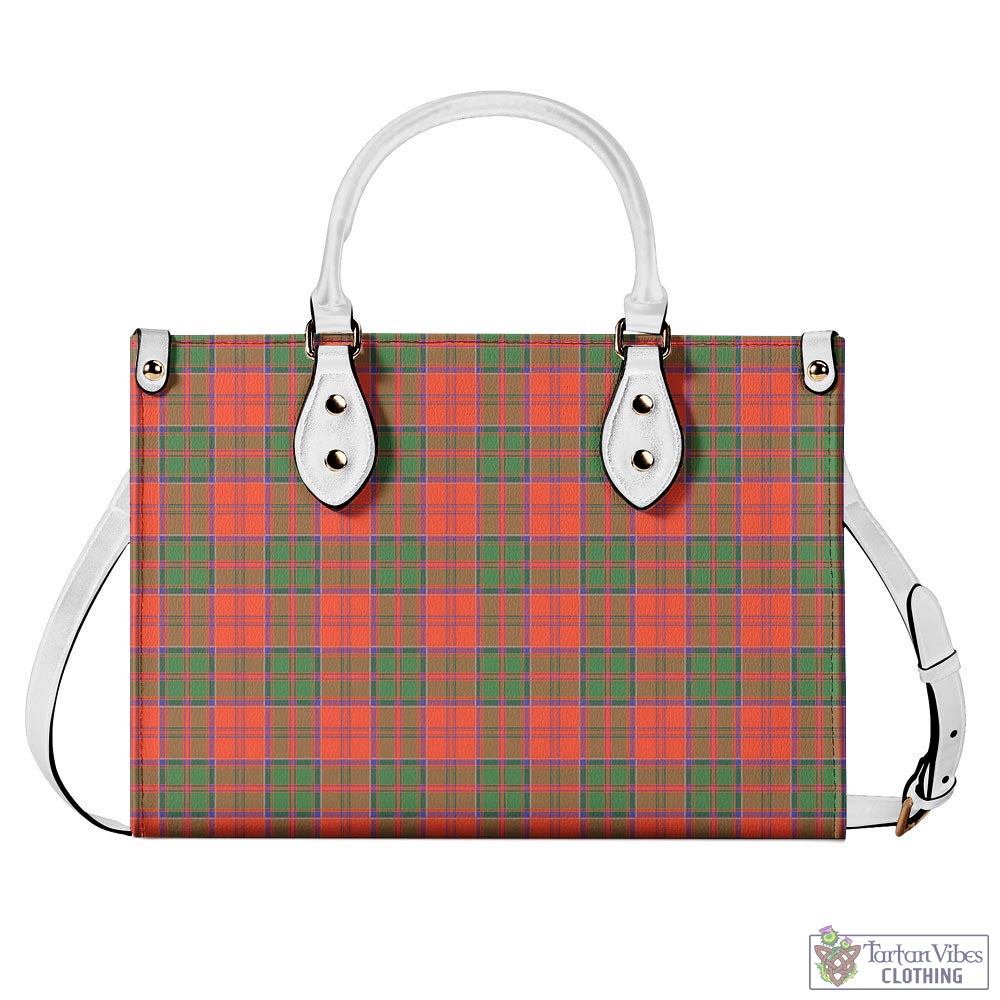 Tartan Vibes Clothing Grant Ancient Tartan Luxury Leather Handbags