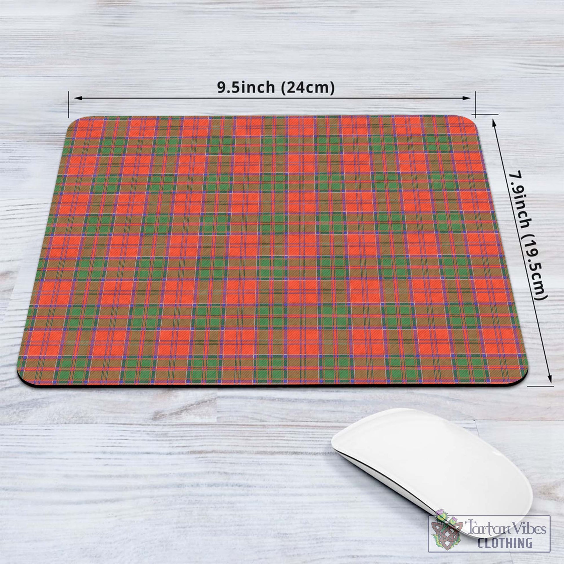 Tartan Vibes Clothing Grant Ancient Tartan Mouse Pad