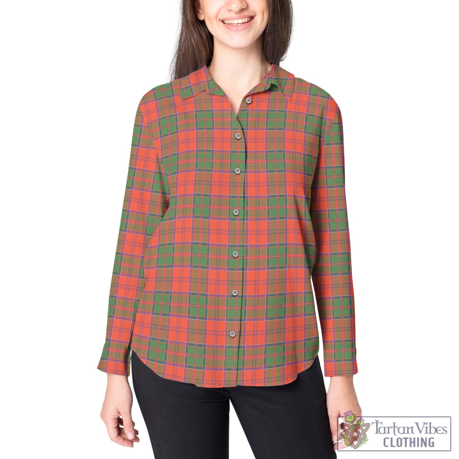 Grant Ancient Tartan Womens Casual Shirt