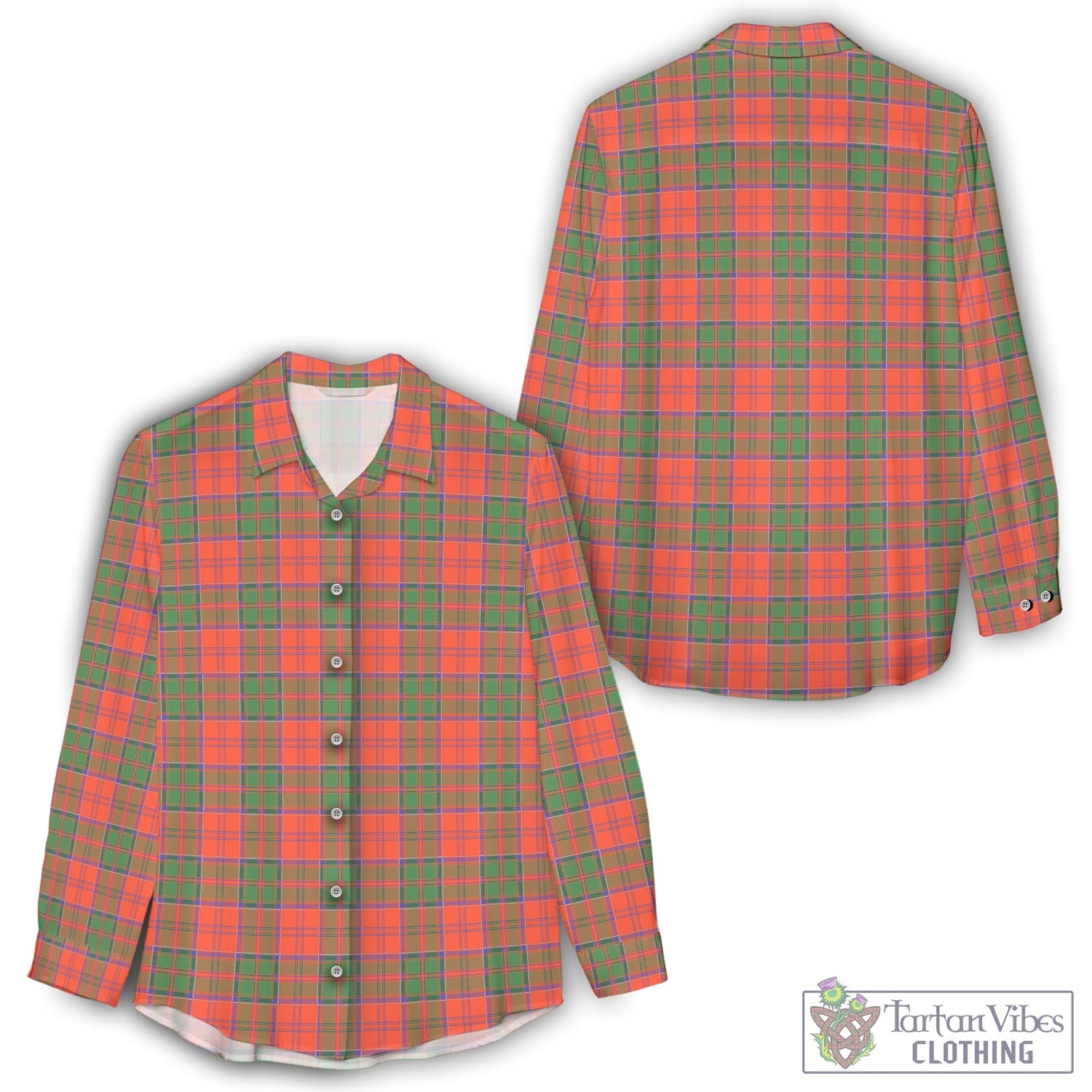 Grant Ancient Tartan Womens Casual Shirt