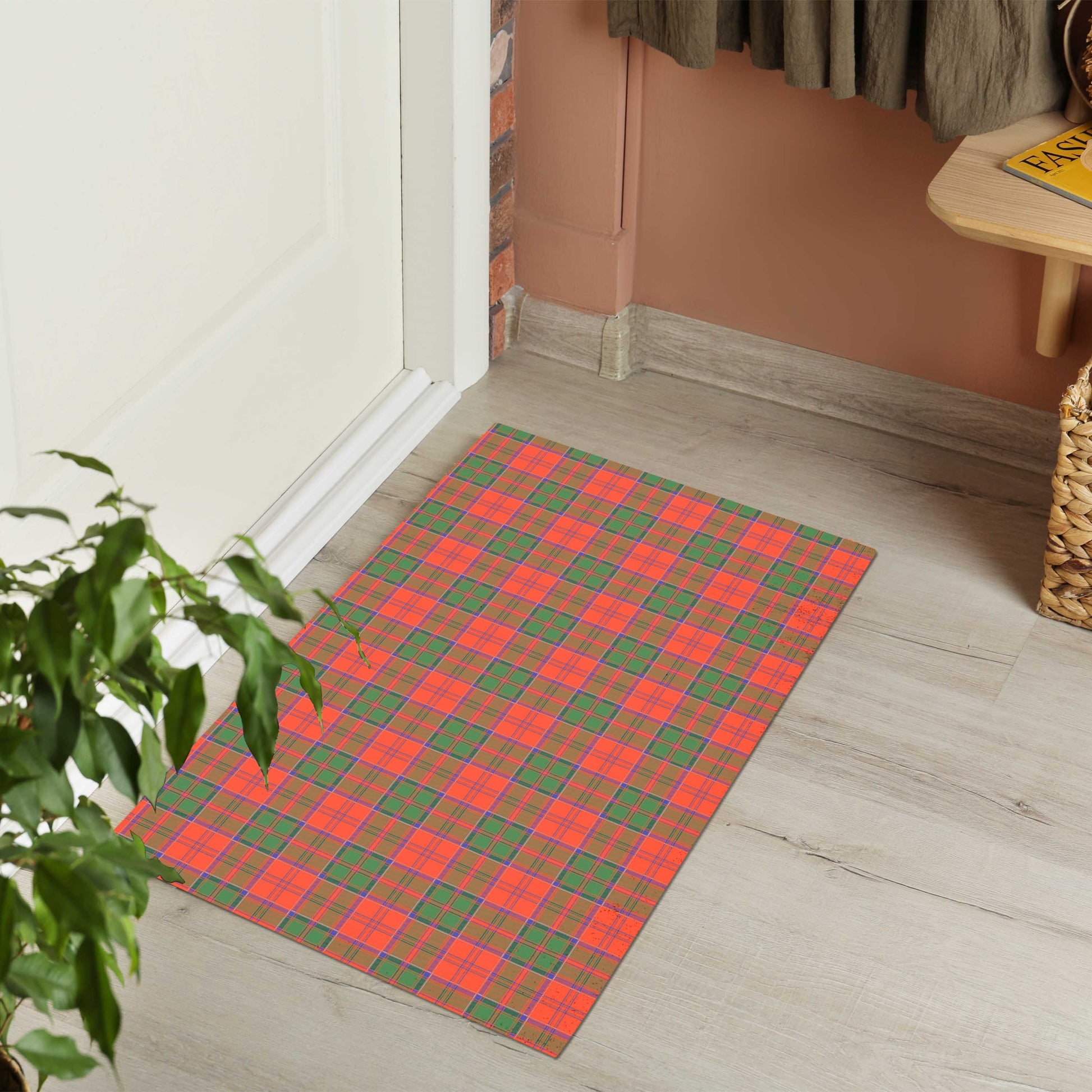 Grant Ancient Tartan Door Mat - Tartanvibesclothing