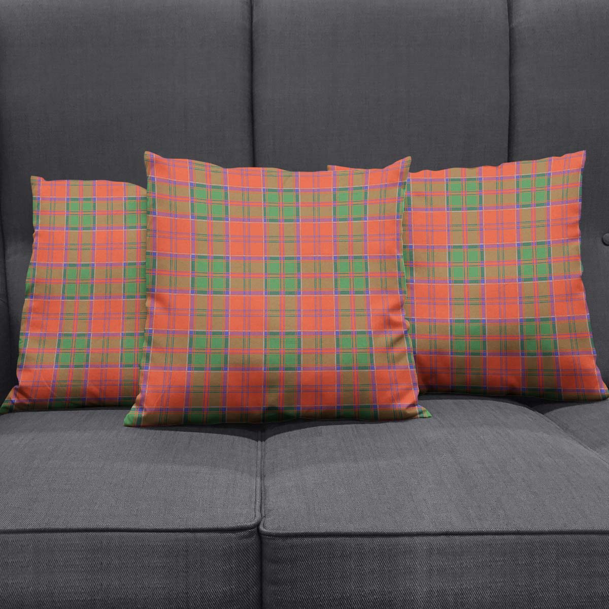 Grant Ancient Tartan Pillow Cover - Tartanvibesclothing