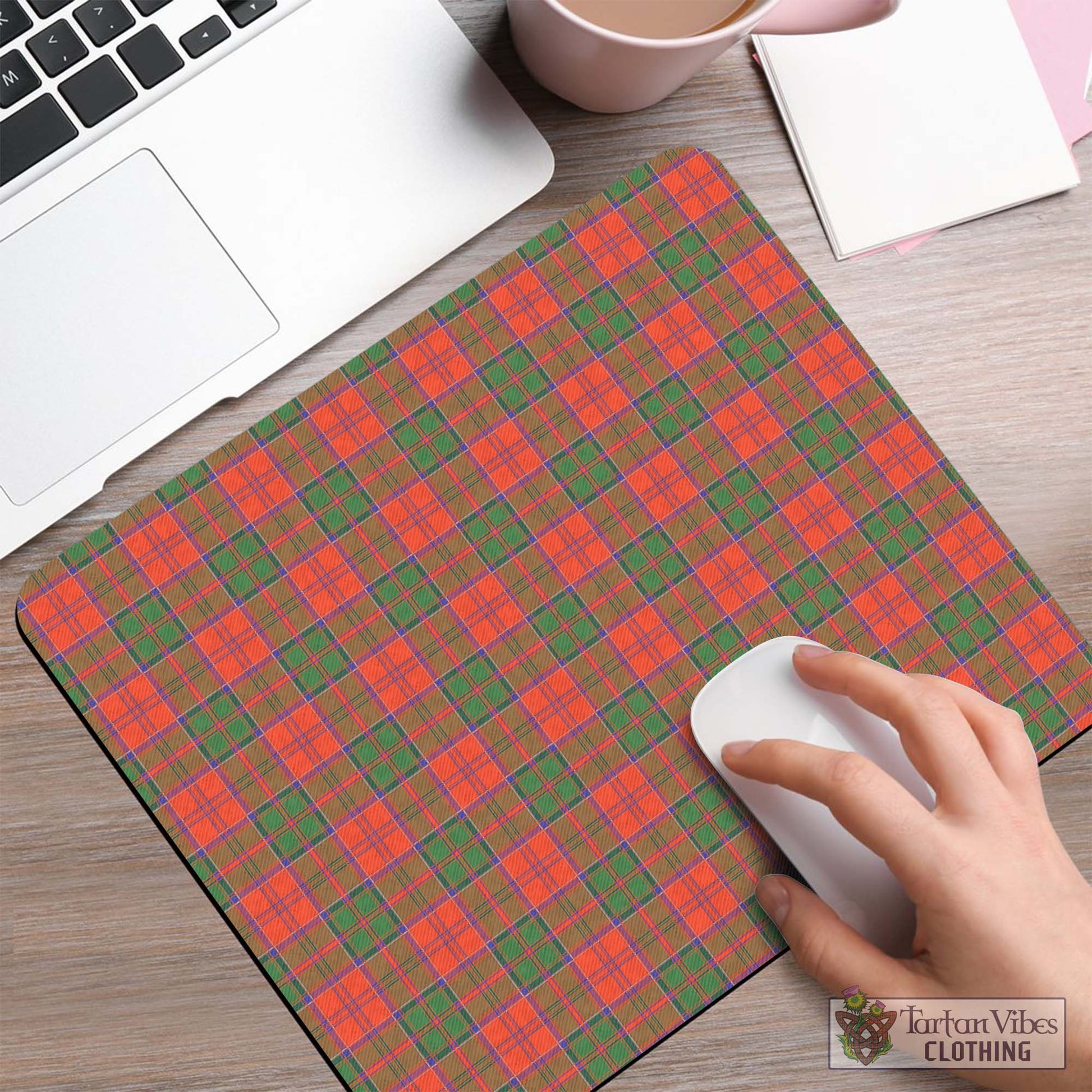 Tartan Vibes Clothing Grant Ancient Tartan Mouse Pad