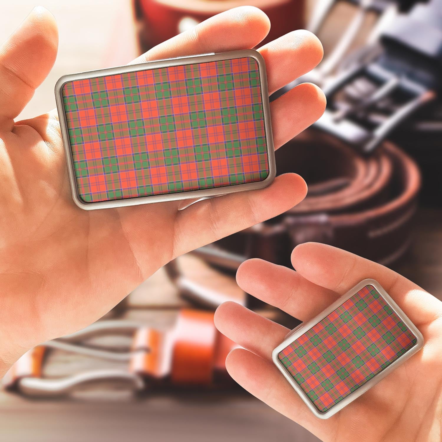 Grant Ancient Tartan Belt Buckles - Tartan Vibes Clothing