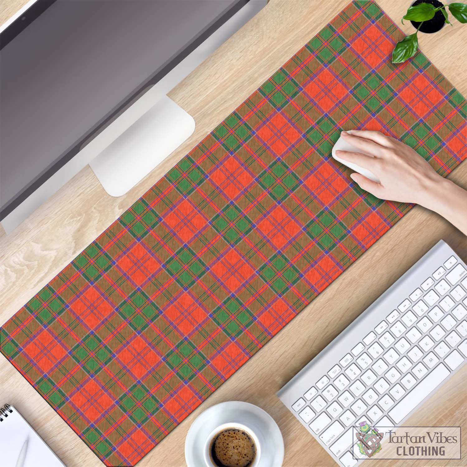 Tartan Vibes Clothing Grant Ancient Tartan Mouse Pad