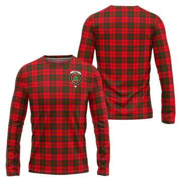 Grant Modern Tartan Long Sleeve T-Shirt with Family Crest