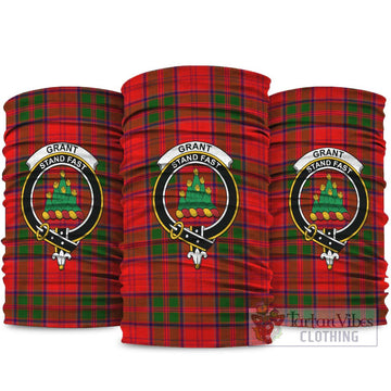 Grant Modern Tartan Neck Gaiters, Tartan Bandanas, Tartan Head Band with Family Crest