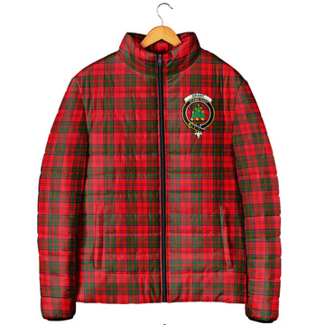 Grant Modern Tartan Padded Jacket with Family Crest