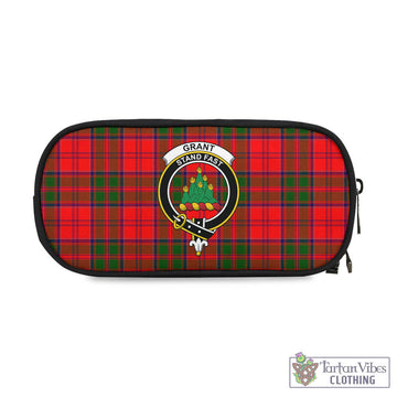 Grant Modern Tartan Pen and Pencil Case with Family Crest