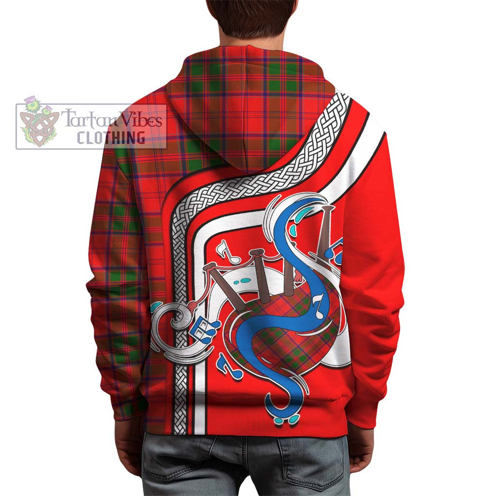 Grant Modern Tartan Hoodie with Epic Bagpipe Style - Tartanvibesclothing Shop