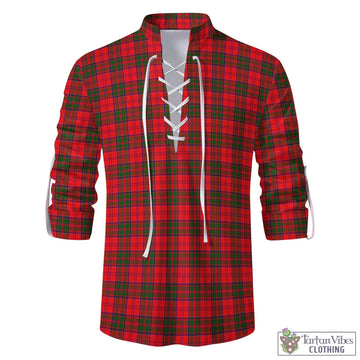 Grant Modern Tartan Men's Scottish Traditional Jacobite Ghillie Kilt Shirt