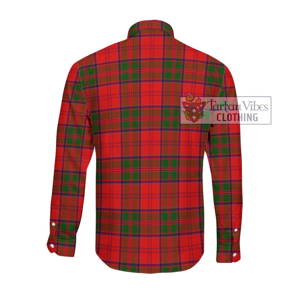 Grant Modern Tartan Long Sleeve Button Shirt with Family Crest DNA In Me Style - Tartanvibesclothing Shop