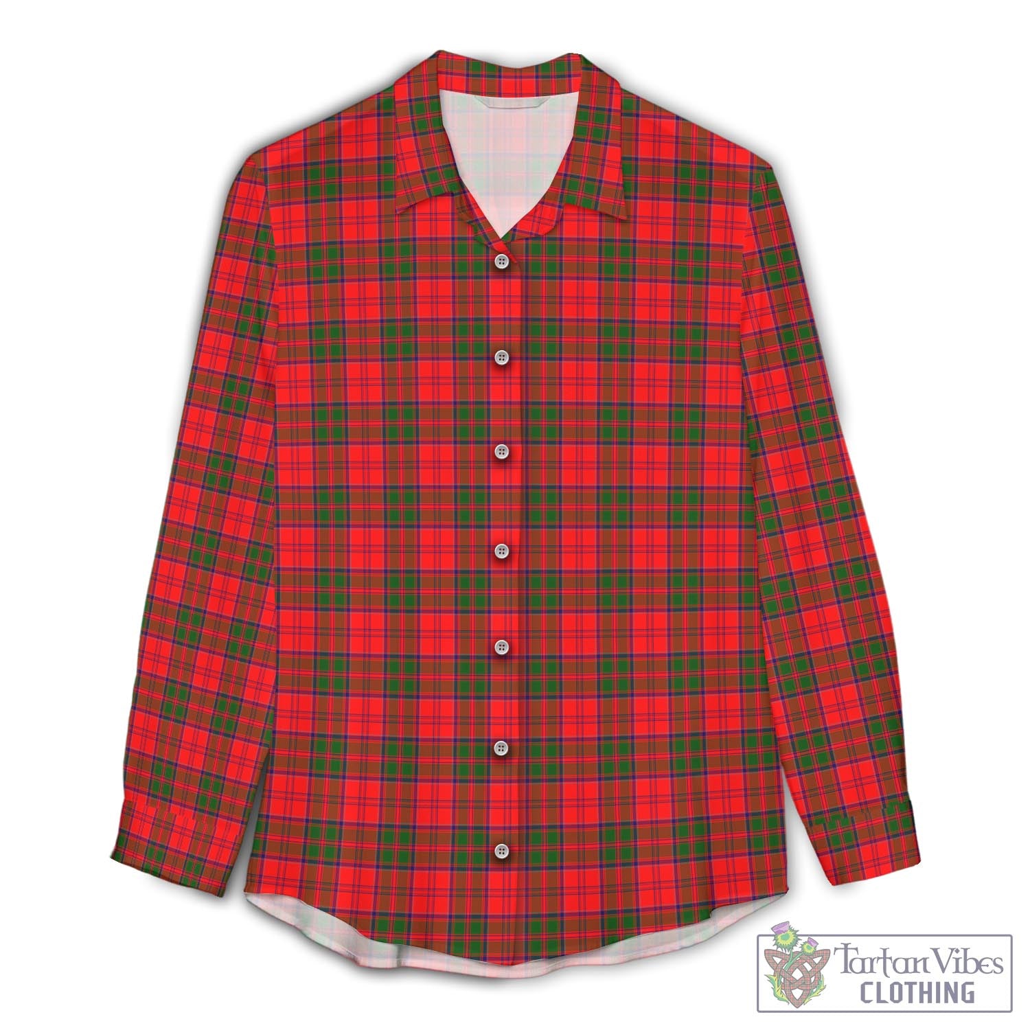 Grant Modern Tartan Womens Casual Shirt