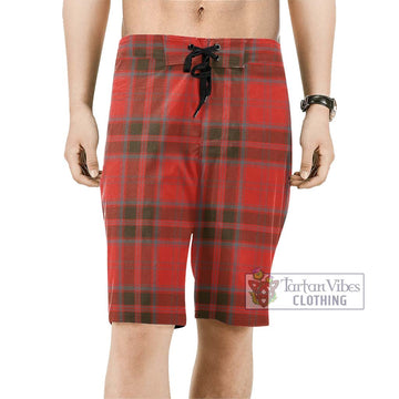 Grant Weathered Tartan Men's Board Shorts