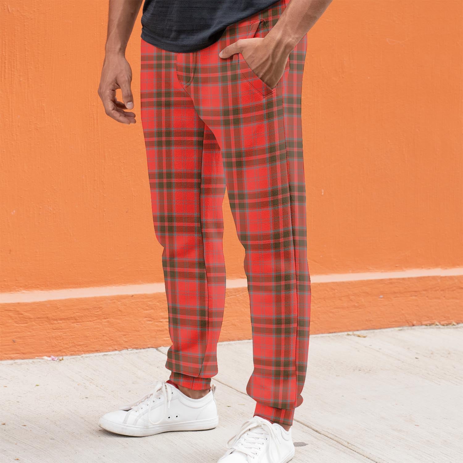 Grant Weathered Tartan Joggers Pants S - Tartan Vibes Clothing