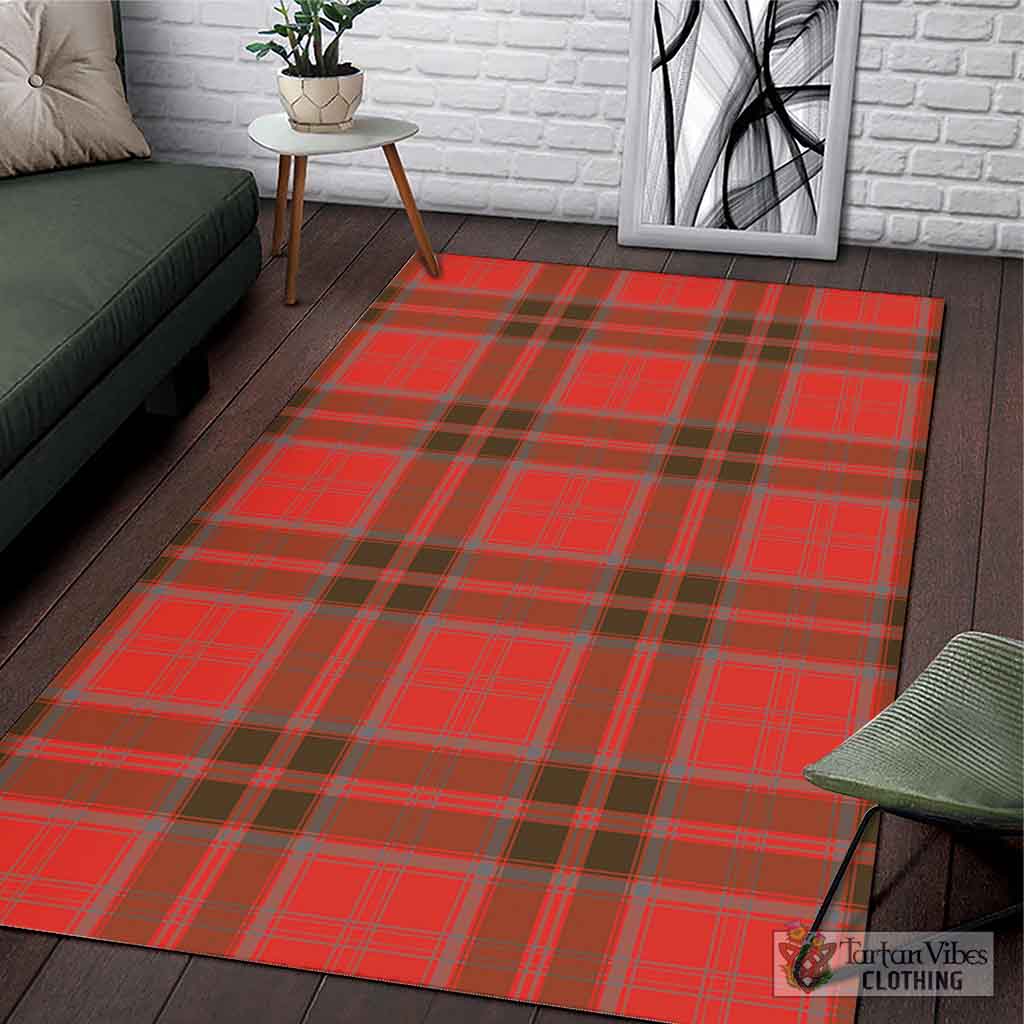 Tartan Vibes Clothing Grant Weathered Tartan Area Rug