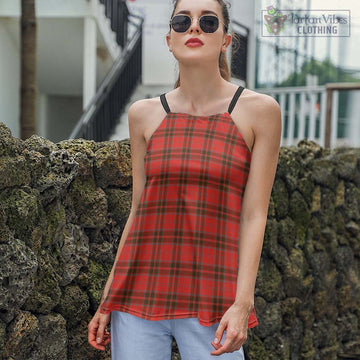 Grant Weathered Tartan Loose Halter Neck Camisole