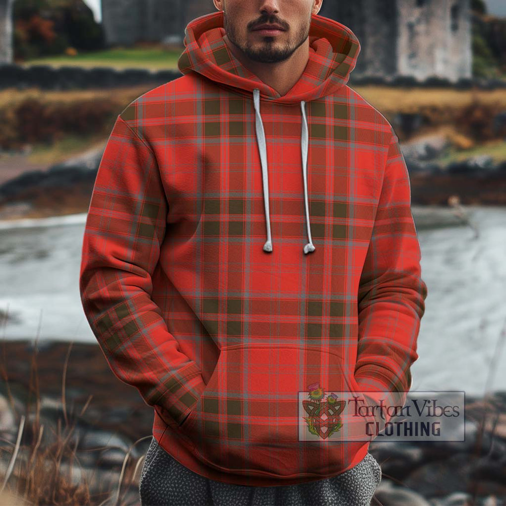 Grant Weathered Tartan Cotton Hoodie Pullover Hoodie XS - Tartan Vibes Clothing