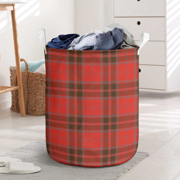 Grant Weathered Tartan Laundry Basket