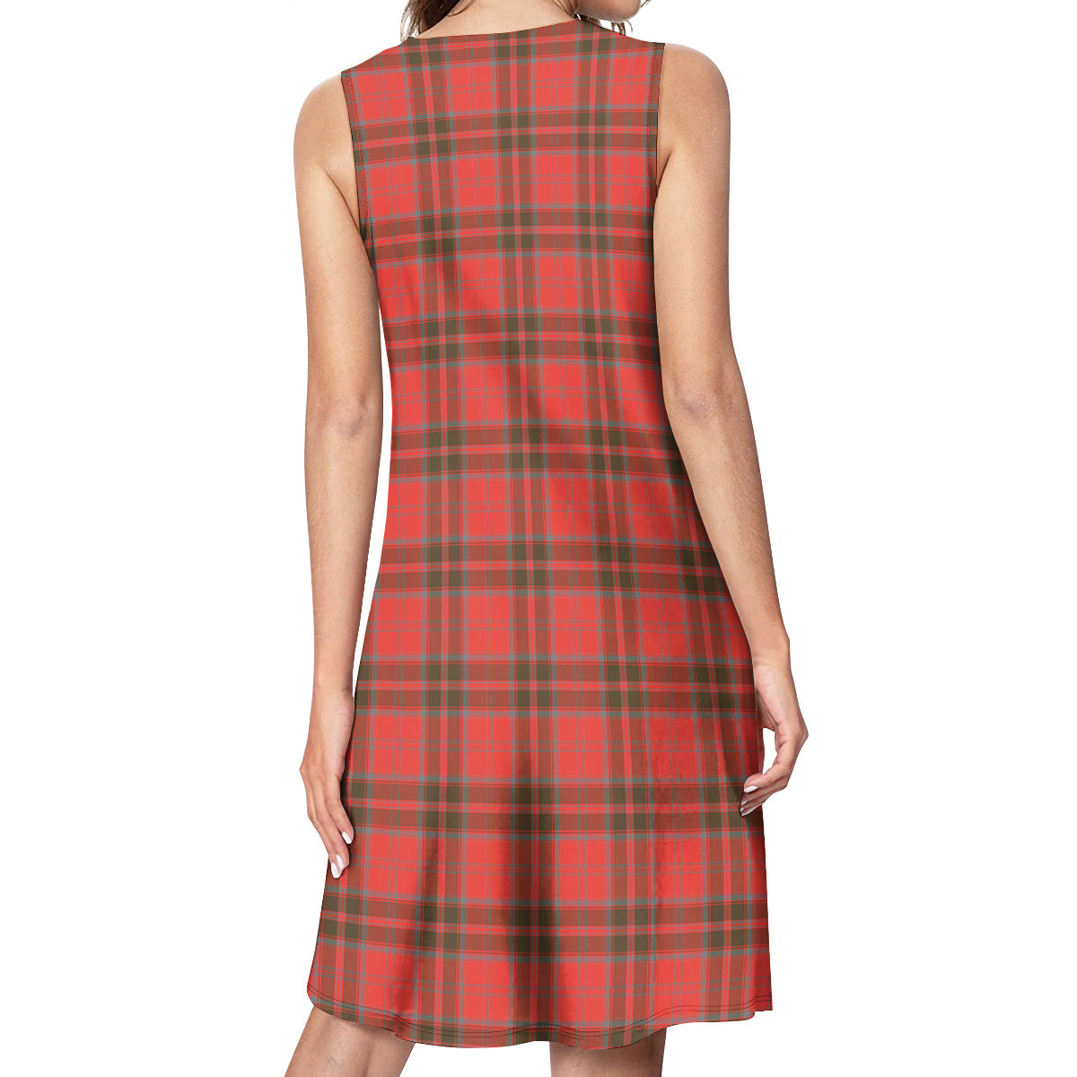 Grant Weathered Tartan Womens Casual Dresses - Tartanvibesclothing