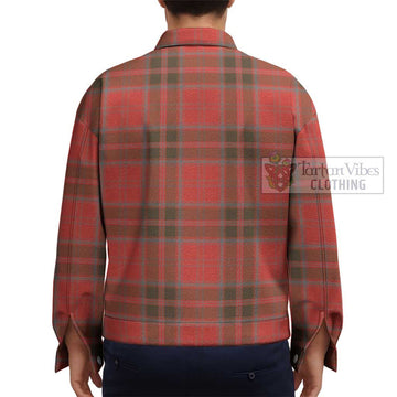 Grant Weathered Tartan Unisex Lapel Cotton Jacket