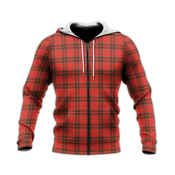 Grant Weathered Tartan Knitted Hoodie