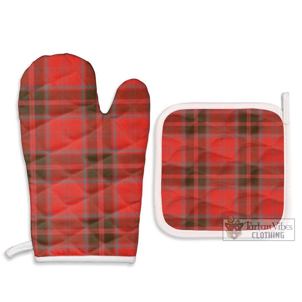 Grant Weathered Tartan Combo Oven Mitt & Pot-Holder Combo 1 Oven Mitt & 2 Pot-Holder White - Tartan Vibes Clothing