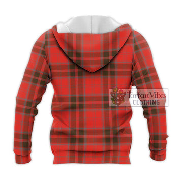 Grant Weathered Tartan Knitted Hoodie with Family Crest DNA In Me Style