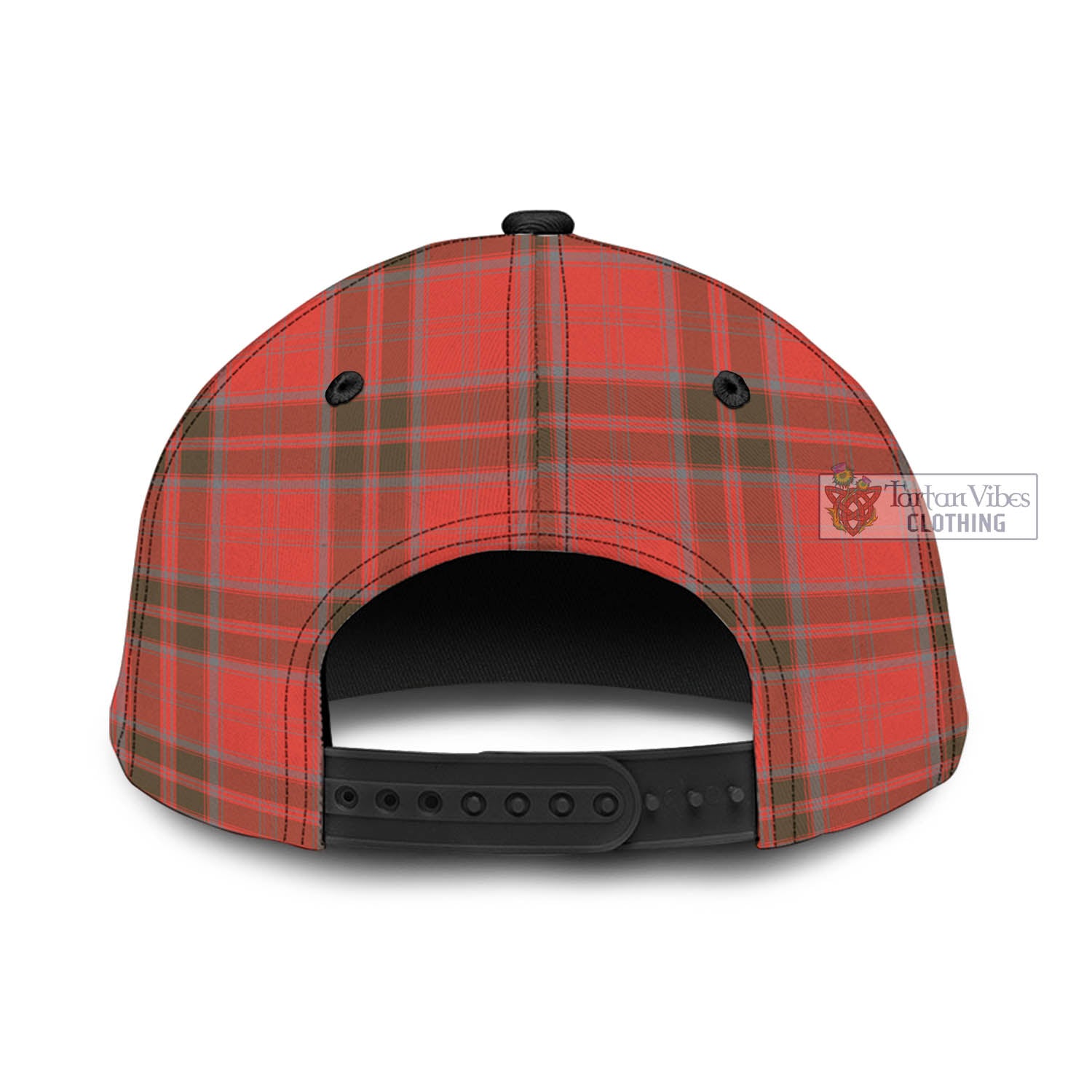 Tartan Vibes Clothing Grant Weathered Tartan Classic Cap with Family Crest In Me Style