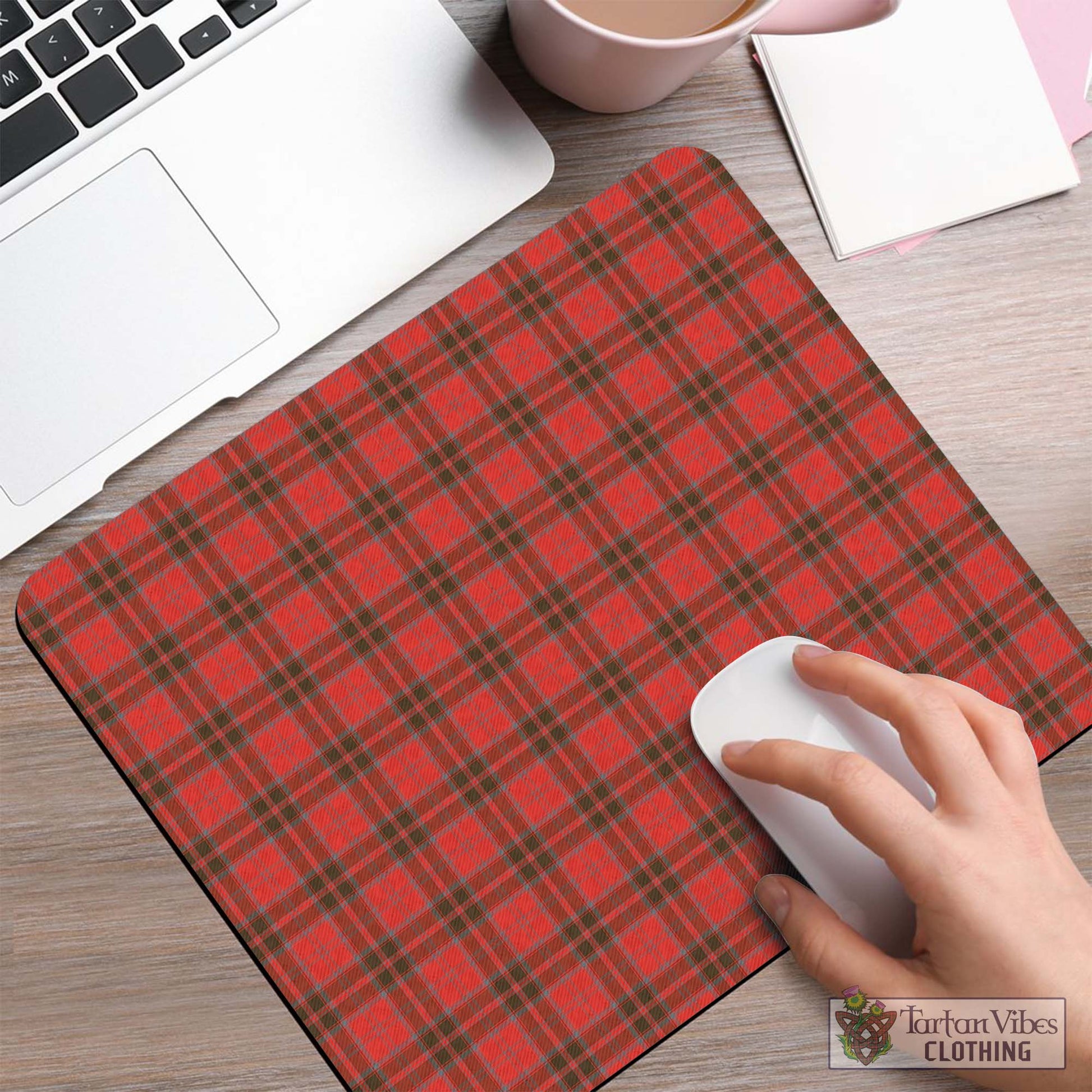 Tartan Vibes Clothing Grant Weathered Tartan Mouse Pad