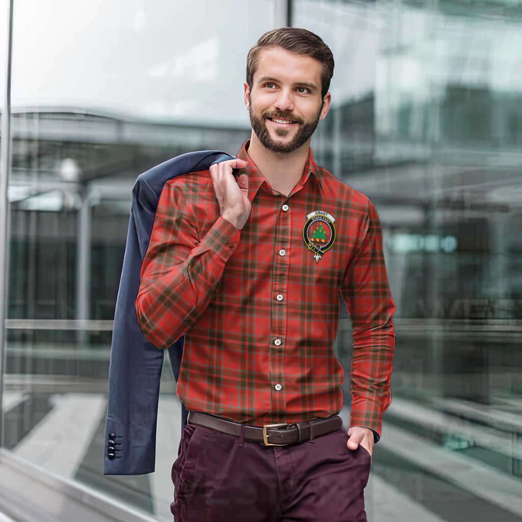 grant-weathered-tartan-long-sleeve-button-up-shirt-with-family-crest