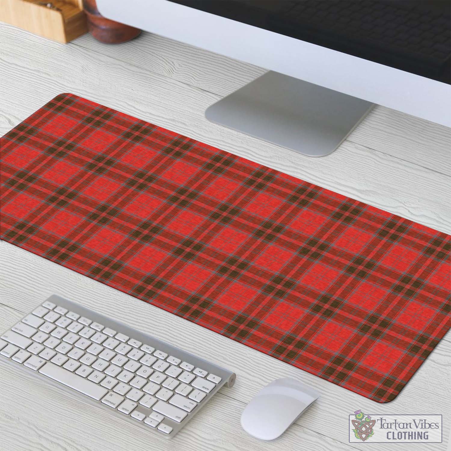 Tartan Vibes Clothing Grant Weathered Tartan Mouse Pad