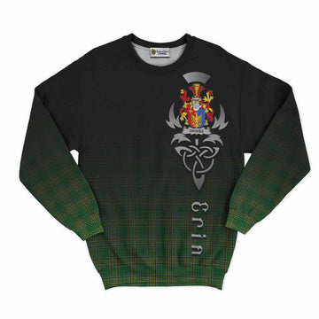 Graves Irish Clan Sweatshirt with Coat of Arms Erin Go Bragh Celtic Inspired Unisex - Tartan Vibes Clothing