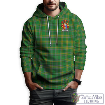 Graves Irish Clan Tartan Hoodie with Coat of Arms