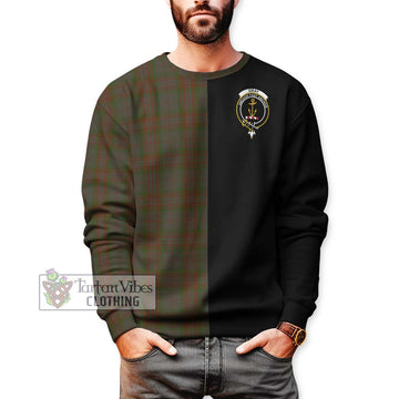 Gray Tartan Sweatshirt with Family Crest and Half Of Me Style