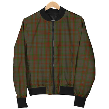 Gray Tartan Bomber Jacket