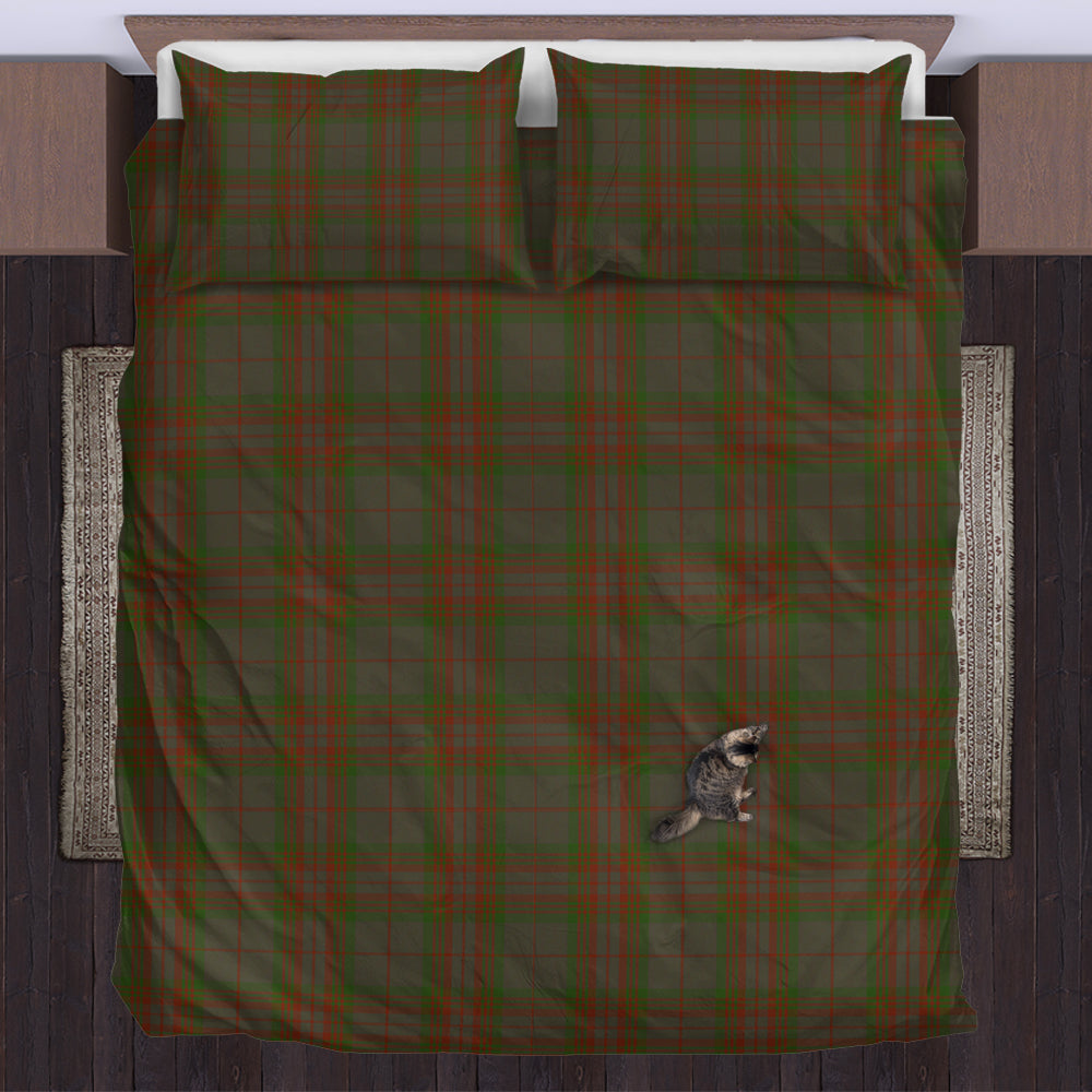 Gray Tartan Bedding Set US Bedding Set - Tartan Vibes Clothing