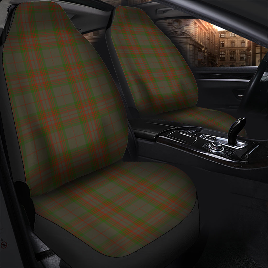 Gray Tartan Car Seat Cover One Size - Tartanvibesclothing