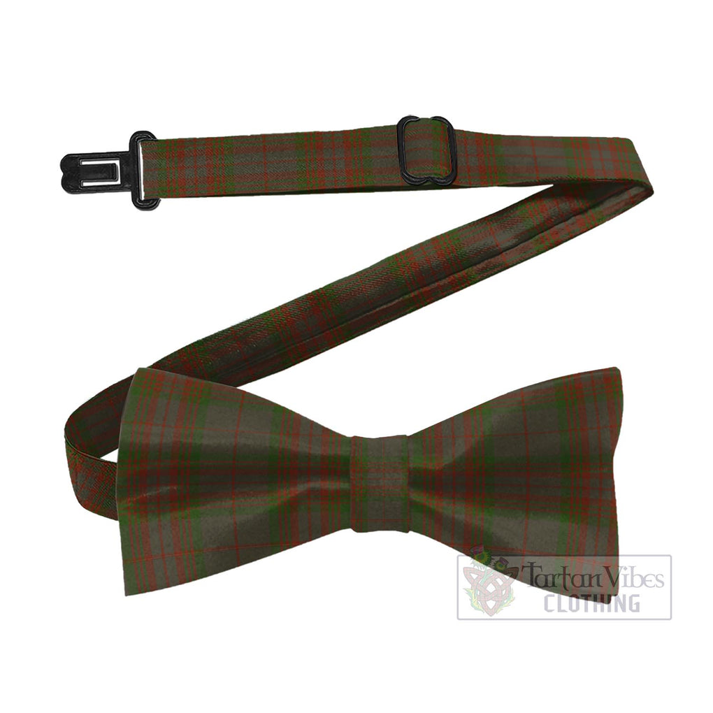 Tartan Vibes Clothing Gray Tartan Bow Tie