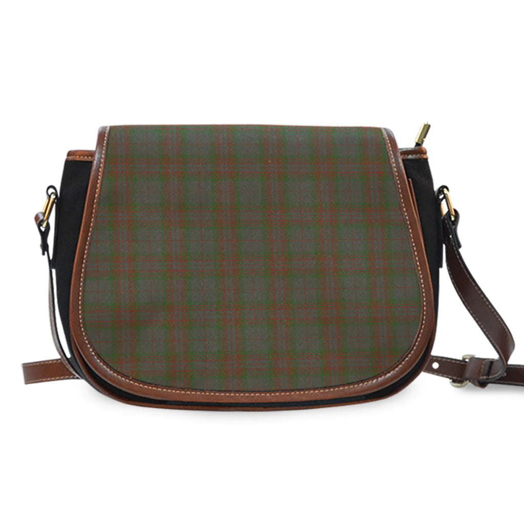 Gray Tartan Saddle Bag One Size - Tartan Vibes Clothing