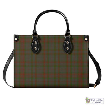 Gray Tartan Luxury Leather Handbags