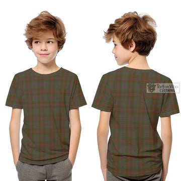 Gray Tartan Kid T-Shirt